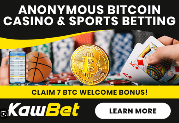 kawbet claim 7BTC coin welcome bonus 