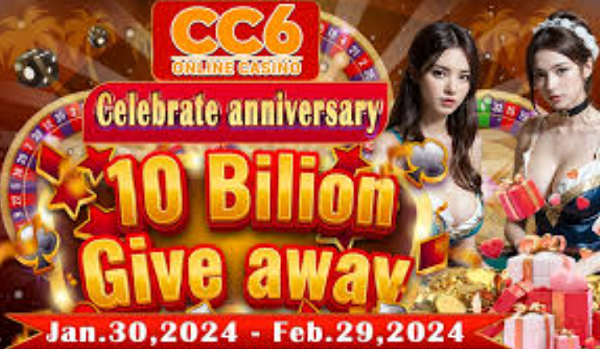 cc6 online casino celebrate anniversary 10 bilion give away Jan 30, 2024 to Feb 29, 2024