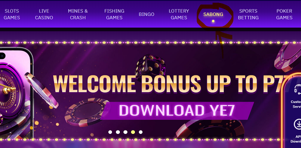 Online sabong ye7 register and claim free welcome bonus up to 777 php 