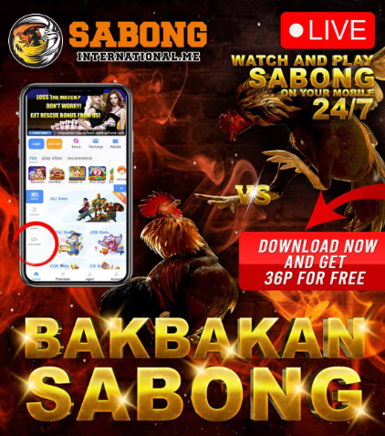 Sabong bonus  watch and play sabong on your mobile 24/7 download now and get 36 php free 