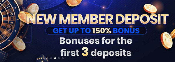 7xm casino review new member deposit get up to 150% bonus bonuses for the first 3 deposits 