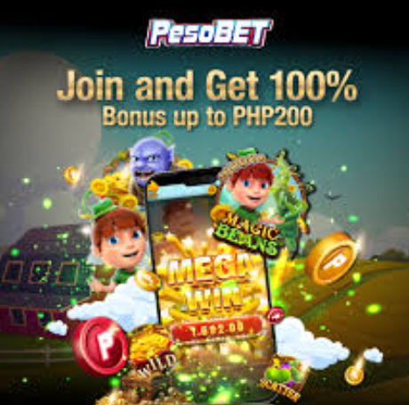 pesobet join and get 100% bonus up to 200 php 