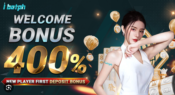 ibetph welcome bonus 400% new player first deposit bonus 