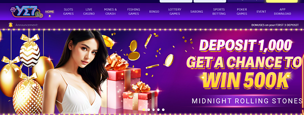 Online casino and sportsbook  register at ye7 and deposit 1000 php get a chance to win 500k php 